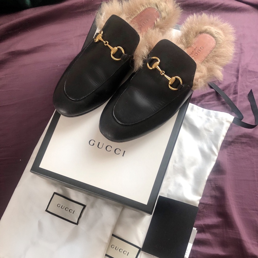 Gucci Princetown leather mule